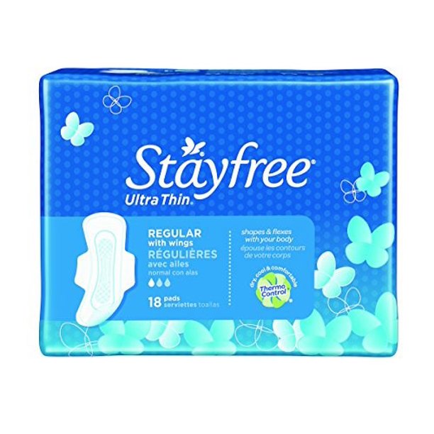 Stayfree Ultra Thin Pads, Regular