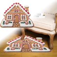 thumbnail image 1 of Dsscvnef Christmas Carpet Interesting Christmas Floor Mat Interesting Photo Prop Floor Mat Christmas Carpet Christmas Welcome Carpet Throw Blanket Knitted Remnant Rug, 1 of 8