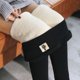 thumbnail image 2 of Leggings De Lana Para Mujer, Pantalones Cálidos De Cintura Alta Para Invierno (Estampado De Gato M) Tmvgtek Mujer, 2 of 3