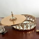 thumbnail image 1 of Organizador de tocador de baratija a prueba de polvo con decoración de cristal con bandeja de espejo dorado con - oro CUTICAT Bandeja base espejo dorado, 1 of 8