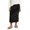 Black, variant on Gupgi Women Sequins Long Skirt Elegant Elastic Waist Shiny Skirts