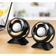 thumbnail image 4 of Altavoces con alimentación USB para computadora, sonido de mini parlantes de escritorio, sonido estéreo superior, bocina doble, perfecto para computadora, computadora portátil, 4 of 4