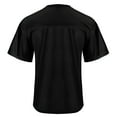 thumbnail image 3 of Toptie Mens Football Jersey Shirt, Adult Mesh Soccer Jerseys Breathable, Game Day Team Shirt-Black-3XL, 3 of 8