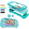 thumbnail image 1 of XIHAMA Switch Lite Case Protective Case for Nintendo Switch Lite, Case Compatible with Nintendo Switch Lite Hand Grip Case with Detachable TPU+Built-in PC Screen Protector & 2 x Thumb Grip Caps, 1 of 7