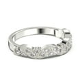 thumbnail image 3 of Radhe2 Diamond Moissanite Wedding Ring 10k White Gold, 3 of 4