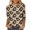 Multicolor Plus Size Blouse for Women_g, variant on CYMMPU Summer Fashion Shirts 3/4 Sleeve Blouses for Women Dressy Casual Tunic Tops Floral Pattern Spring Tops Loose Fit Crew Neck Lightweight Basic T-Shirts Multicolor S