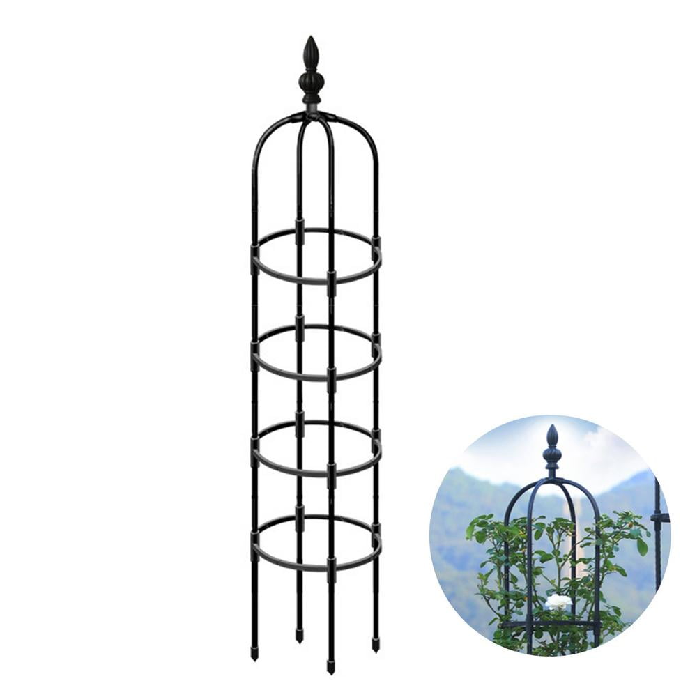 Climbing Plant Support Trellis Set of 2 x Gothic Metal Garden Trellises 150cm 