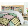 thumbnail image 5 of Ambesonne Shabby Flora Duvet Cover Sets, Square Pieces Tile, 2-King, Multicolor, 5 of 7
