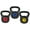 45 lbs, variant on BalanceFrom Wide Grip 4 Piece Kettlebell Exercise Fitness Weight Set, Includes 5 lbs, 10 lbs, 15 lbs, 20 lbs