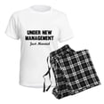 thumbnail image 4 of CafePress - Under New Management Just Married Pajamas - Women's Short Sleeve Print T-Shirt and Pants Light Cotton Pajama Set, 4 of 7