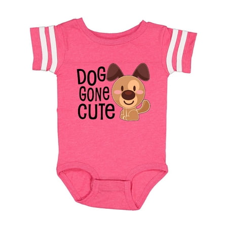 

Inktastic Doggone Cute- happy puppy Gift Baby Boy or Baby Girl Bodysuit