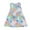 Blue, variant on Swstbby Summer Savings Clearance 2025! Girls Summer Dress, Summer Toddler Baby Girls Sleeveless Dress Graphic Print Flying Sleeve Dress Blue 2-3 Years
