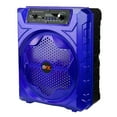 thumbnail image 2 of QFX Bluetooth Battery Powered Portable PA Speaker- Blue, 2 of 3