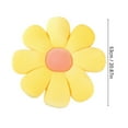 thumbnail image 3 of 21" Flower Shaped Throw Pillow Floor Pillow, Daisy Plush Floor Pillow Seat Cushion Soft Decorative Oversized Throw Cushion for Sofa, Bed, and Floor Seating Watching TV, 3 of 5
