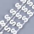 thumbnail image 1 of Freshwater Shell Beads Top Drilled Beads Letter.S 10x7x3mm Hole: 0.8mm, 1 of 2