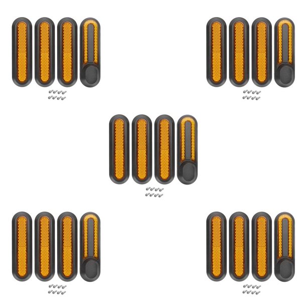 Eigraketly Cubierta de cubo de rueda de scooter, tapa de modificación, pegatina reflectante de repuesto para M365 Pro Pro2 1S, amarillo Type2 NO2 Eigraketly CBP501631