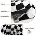 thumbnail image 6 of 8x10 Area Rugs for Living Room, 3D Optical Illusion Non Slip Area Rugs for Kitchen Bedroom Entryway, Black White Checkered Gingham Plaid Vortex Washable Carpet Runner Rug Floor Mats for Bedroom, 6 of 8