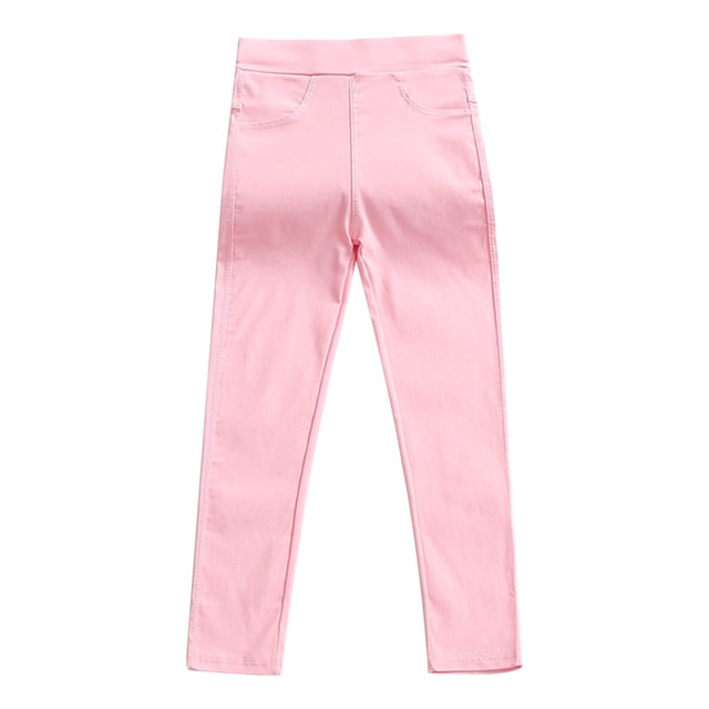 QIPOPIQ Legging-Pantalon Uni pour Filles Liquidation