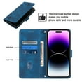 thumbnail image 2 of Case for iPhone 13 Pro Max Skin Friendly PU Leather Wallet Case with Card Holder Kickstand Crossbody Lanyard Magnetic Closure Drop Protection Anti-scratch Phone Cover, 2 of 6