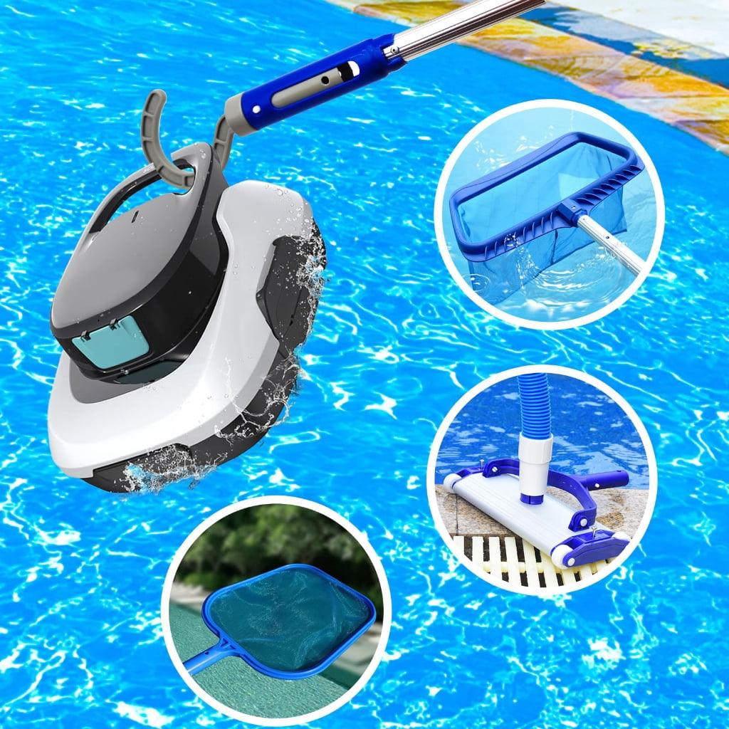 Miiottaa Extendable Robotic Pool Cleaner Hook with Swimming Pool Poles Aluminum Alloy Rod