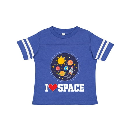 

Inktastic I Love Space Rocket Ship Gift Toddler Boy or Toddler Girl T-Shirt
