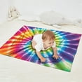 thumbnail image 2 of Rainbow Tie Dye Mandala Pattern Blanket,Comfortable Soft Flannel Throw Blanket,All Season,Warm Lightweight Blankets for Sofa Bed Couch Living Room Chair,30"x40", 2 of 4