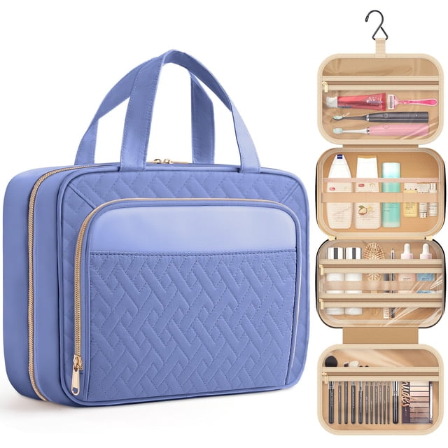 Neceser HOTOR Travel impermeable para mujer y hombre, color azul Egeo
