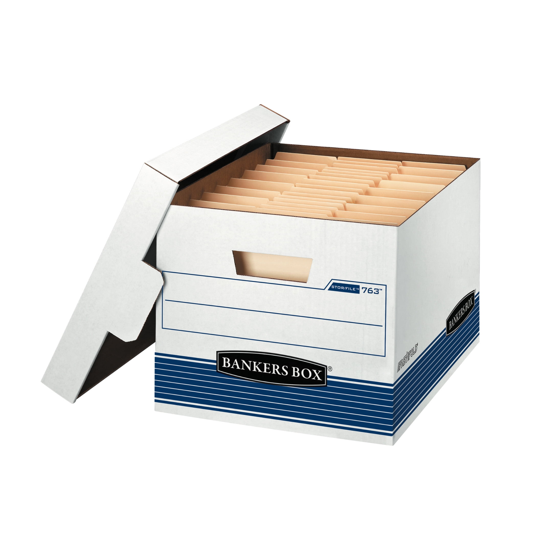 (5 pack) Bankers Box Stor/File Medium-Duty - Letter/Legal, White 3 Pk