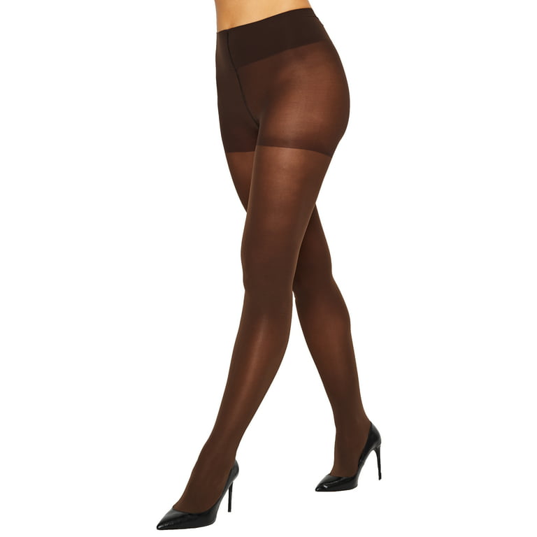 DKNY Womens Opaque Control Top Tights Style-412NB