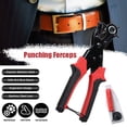 thumbnail image 2 of Portable  Multi-Function Belt Punch Manual Labor-Saving Round Hole / Elliptical Hole / Flat Hole Punching Forceps, 2 of 7