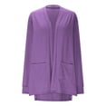 thumbnail image 4 of Posijego Women's Lightweight Cardigans Long Sleeve Open Front Casual Fall Cardigan Outwear with Pockets, 4 of 7