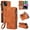 brown, variant on Solennerer Compatible with iPhone 14 Case Wallet with RFID Blocking Card Holder for Women and Men, Fashion PU Leather Magnetic Snap Flip Zipper Strap Wallet Phone Case Fit