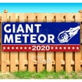 thumbnail image 1 of Giant Meteor 2020 13 oz Vinyl Banner With Metal Grommets, 1 of 4