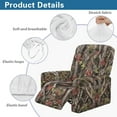 thumbnail image 5 of Yuyamidu Camo Recliner Covers That Stay in Place Hunting Branch Recliner Slipcovers 4-Pieces Non Slip Single-Seater Sofa Slipcovers 4 Pieces Furniture Protector Gift for Holiday, 5 of 8
