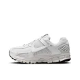 thumbnail image 2 of Nike Air Zoom Vomero 5 zapatos para correr informales de corte bajo cómodos de cuero de malla originales blancos para mujer FQ7079-100, 2 of 4