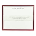 thumbnail image 1 of Graphique Flat Notes, “Stay Magical” Design - 15 Special Occasion Sleek Note Cards & Envelopes With Pretty Silver Trim and “Stay Magical” Message, 4.25" x 5.5" (DFN002), 1 of 4