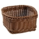 thumbnail image 1 of Cesta de almacenamiento organizadora de plástico tejida para frutas, bandeja decorativa para baño Pequeño, 1 of 8