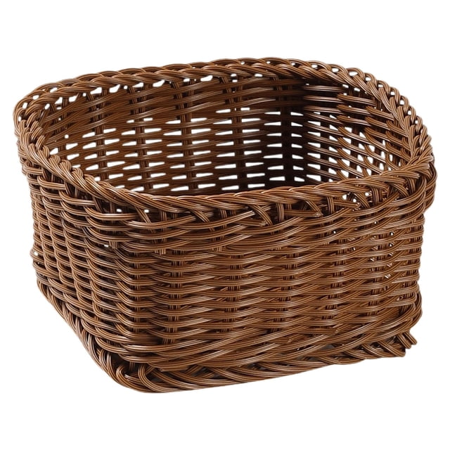 Cesta de almacenamiento tejida, decorativa, multifuncional, duradera, cesta de frutas, organizadora Pequeño