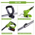 thumbnail image 5 of WUKETIN Cordless Grass String Trimmer, Electric Weed Eater, 21V Lawn Edger with 2Pcs Battery, Wheel, 11 Blades, 5 of 9