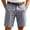 Gray, variant on Bpyeka Men's Casual Embroidered Chino Shorts, Solid Cotton Blend Straight Leg Shorts with Pockets for Work, Golf and Everyday