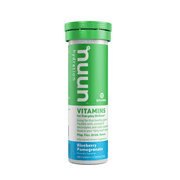 Nuun Vitamins: Effervescent Electrolyte Hydration Tablets, Blueberry Pomegranate, 10 Tablets
