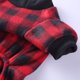 thumbnail image 3 of Pijama de poliéster para mascotas, suéter cálido de invierno para perros, transpirable (rojo, negro, a cuadros, L) Tmvgtek Para estrenar, 3 of 9