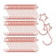thumbnail image 1 of Ganchos para Árboles de Navidad Macarena Forma de Estrella 100x Ganchos Metal Rojo, 1 of 8