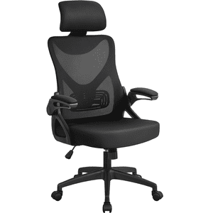 Alden Design High Back Mesh Office Chair with Headrest