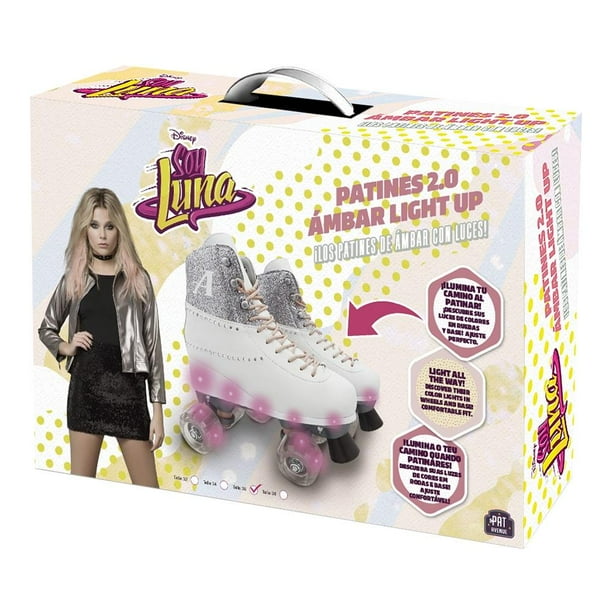 Patines Soy Luna Ambar Light Up Talla 36 Walmart en línea