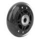 thumbnail image 2 of Ruedas de 3 pulgadas, negras, transparentes, silenciosas, de poliuretano con rodamiento 608ZZ, para patines, accesorios para carritos de equipaje, 2 of 14