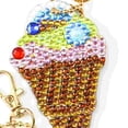 thumbnail image 4 of , Llaveros de diamantes de imitación, Llaveros con forma de cono de helado DIY, Colorfast y Antiwear Decoración del hogar Adultos para nios Regalo de NavidadArtAndCraft Fyydes Descripción de la referencia, 4 of 6