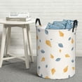thumbnail image 1 of YFYANG Waterproof Laundry Hamper, Yellow Fallen Leaves Pattern Laundry Basket Oxford Fabric with Handle Foldable, S, 1 of 8