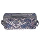 thumbnail image 3 of Bolsa de almacenamiento de utensilios de camping Bolsa de vajilla de estilo nacional con doble cremallera desmontable de gran capacidad con asa para bordado azul al aire libre, 3 of 12