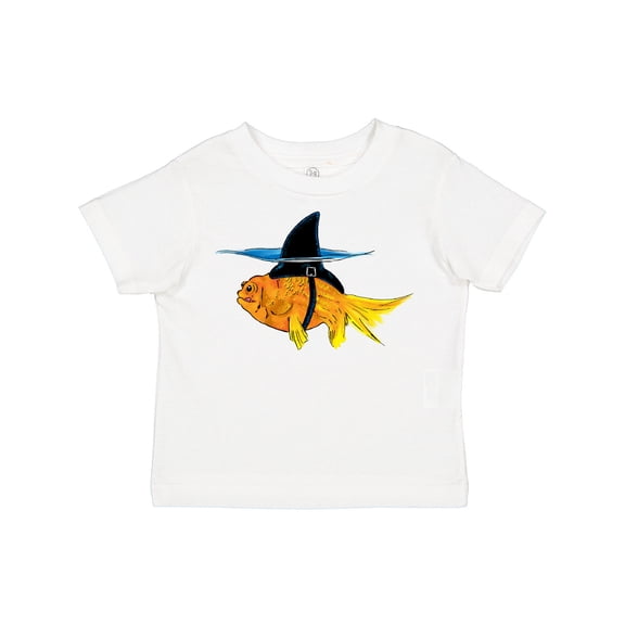 Inktastic Funny Goldfish with Shark Fin Boys or Girls Toddler T-Shirt